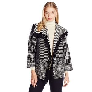 Joie Open Sweater with Fringe